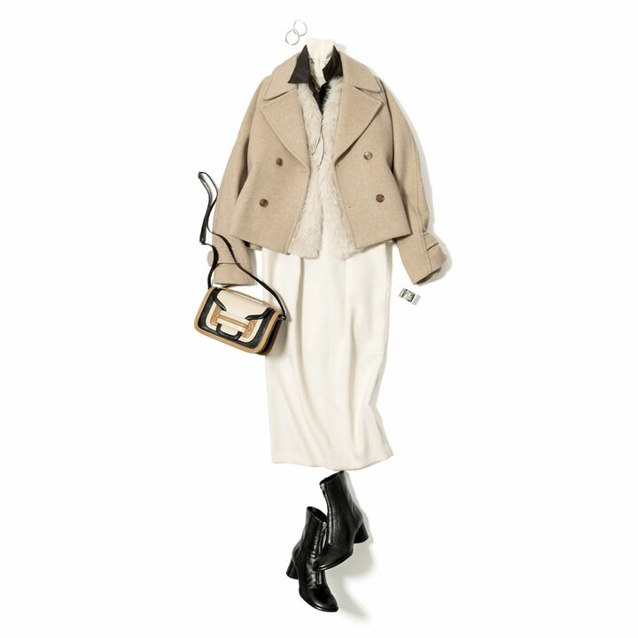 望月律子さんスタイリングによる冬コーデ