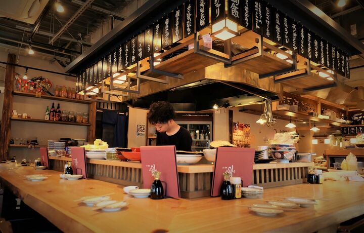 店内カウンター