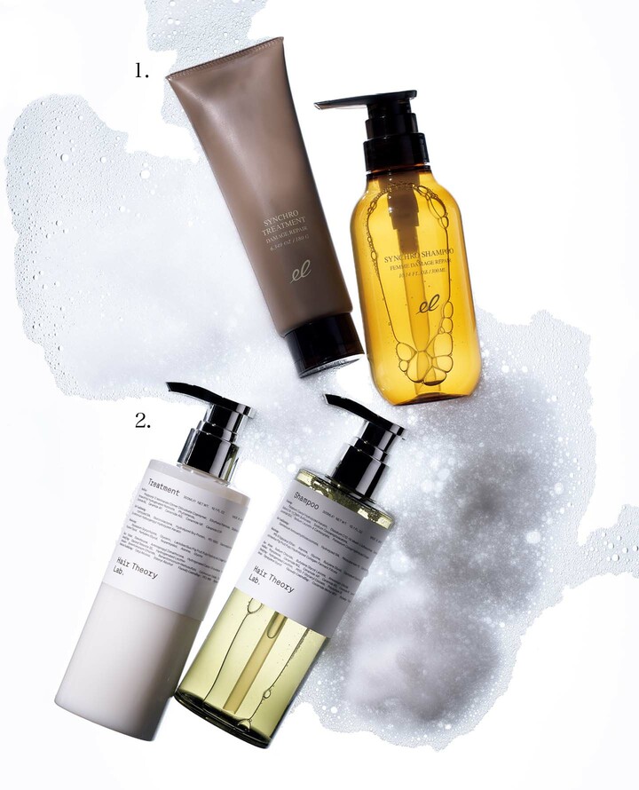 エレクトロンとHair Theory LabRのシャンプー&トリートメント