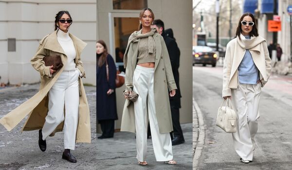 【白パンツ】装いの鮮度アップ！軽やかさを纏う着こなし３選【海外スナップ】