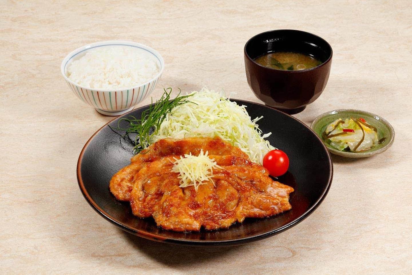 「とちぎゆめポークのしょうが焼き御膳」¥1,280(税込)