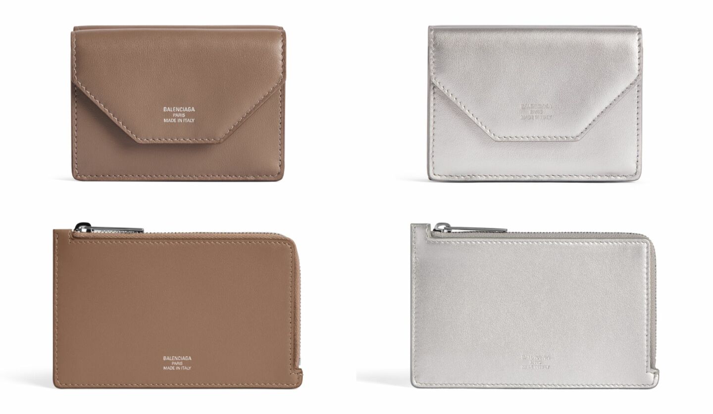 バレンシアガから日本限定カラーのスモールレザーグッズが登場