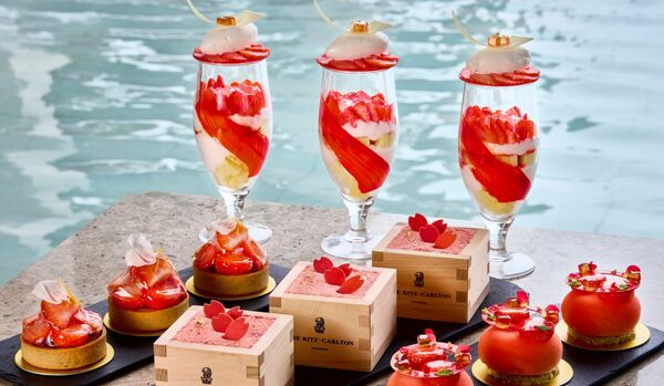 「ザ・リッツ・カールトン沖縄」で日本一早い桜の開花を祝う春の「SAKURA」メニューが登場