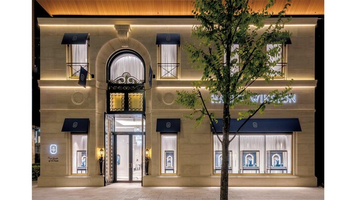 ハリー・ウィンストン銀座店の外観