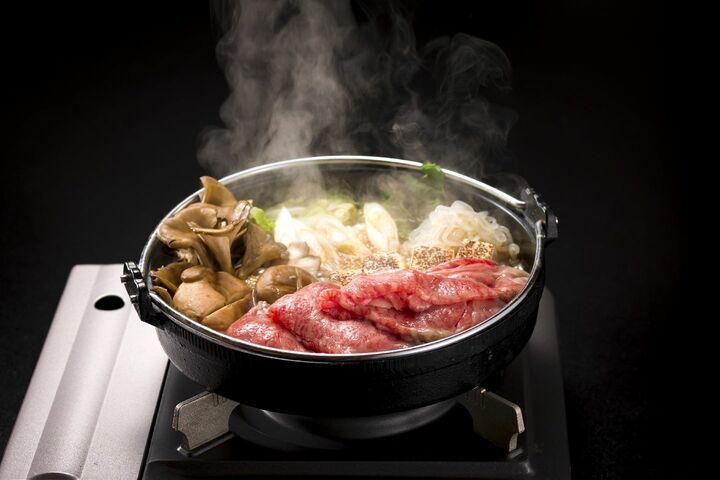 鳥取和牛のすき焼き