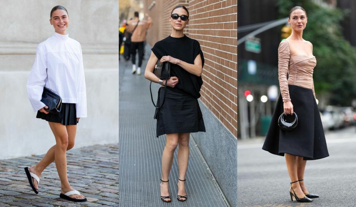 モード上手なソフィア・ローがお手本！ 万能「黒スカート」をミニマル