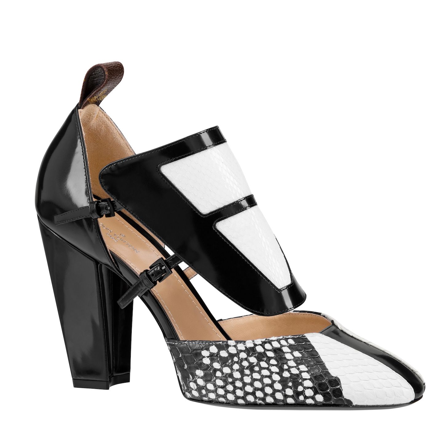 靴「ヘッドライン・ラインパンプス」【ヒール9.5cm】¥202,000(税抜)