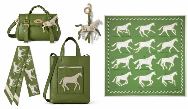 【マルベリー】幸運を呼び込む馬モチーフ|英国の歴史を象徴する古代のチョークホースを描いたカプセルコレクション