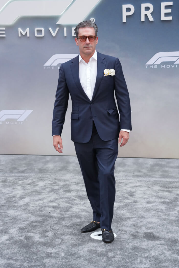 2025年6月16日、ニューヨークで行われた『F1／エフワン』ワールドプレミア。ブラッド・ピットが主演を務めたカーアクション映画。