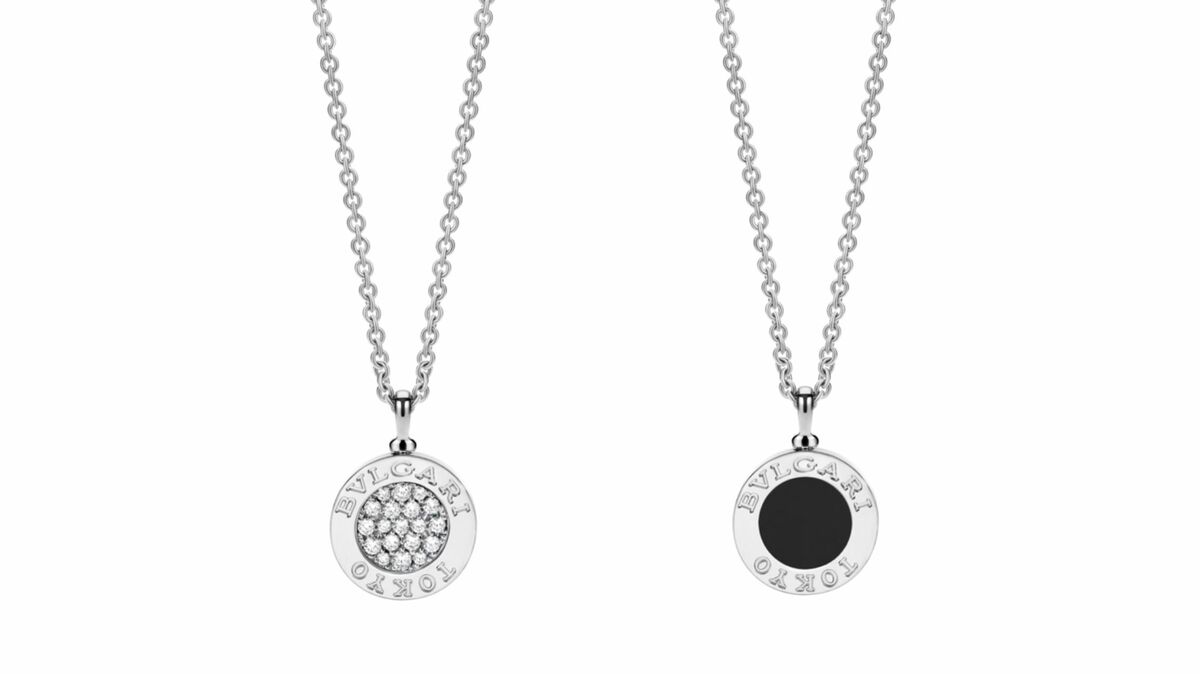 ブルガリ♡BVLGARI.ラッキーブレスレット♡裏表ブラック＆ホワイト♡ BVLGARI ブルガリ ラッキーブレスレット シルバー ブラック の