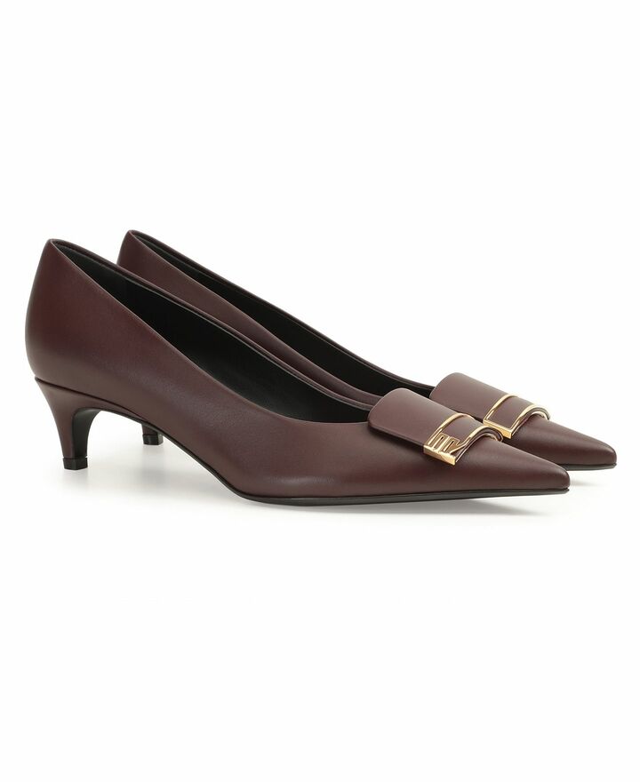 シューズ「srEVOLV（srエヴォルヴ） パンプス」￥146,300【ヒール高：4.5cm、素材：カーフ、色：ワイン】