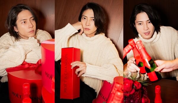 クリスマスは山下智久さんとともに「モエ・エ・シャンドン」の “赤” でホリデー気分を満喫！『SHARE THE LOVE』コレクション発売