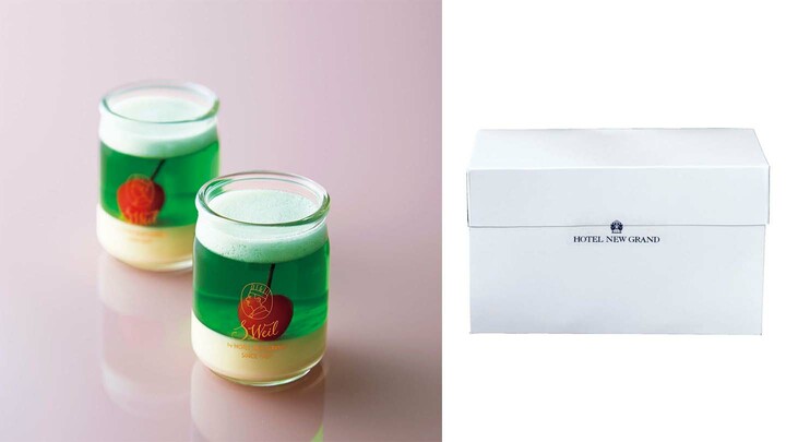 S.Weil by HOTEL NEW GRAND横浜髙島屋店の「クリームソーダゼリー」