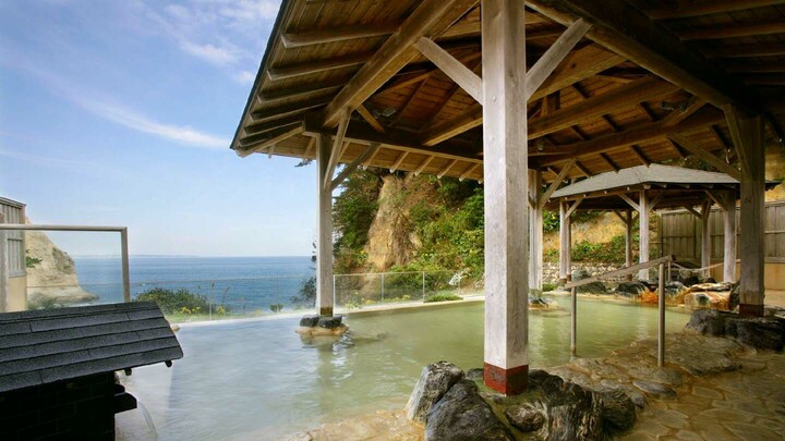 「五浦観光ホテル」の露天風呂