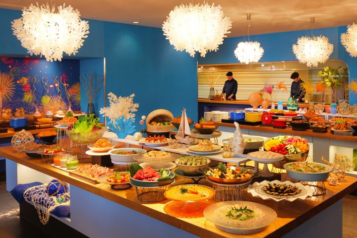 リゾナーレ熱海の「スタジオビュッフェ もぐもぐ」