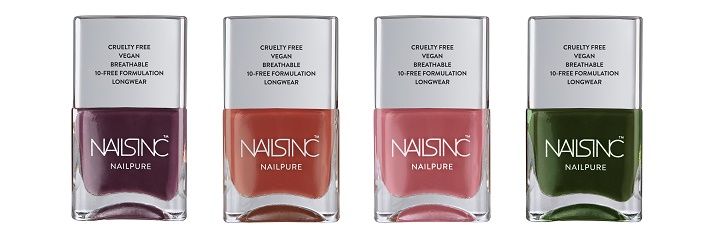 ネイルズ インク ネイルピュア ネイルポリッシュ 新色4色 14ml ¥2,600 ※トルエン・ホルムアルデヒド・(トシルアミド/ホルムアルデヒド)樹脂・フタル酸ジブチル・動物由来成分 フリー 2018年10月1日(月)発売