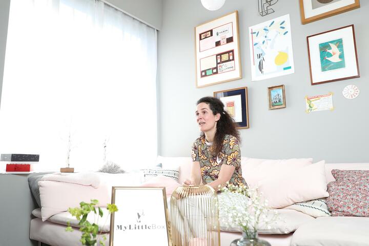 インタビューが行われた東京オフィス。愛らしいインテリアで統一されているのはパリ本社と同じ