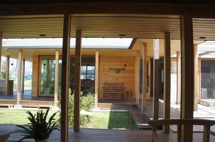 東京・豊洲にある「マギーズ東京」外観