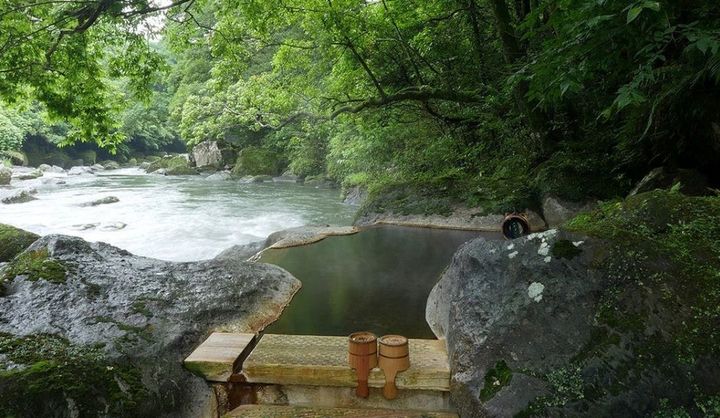 妙見石原荘の温泉