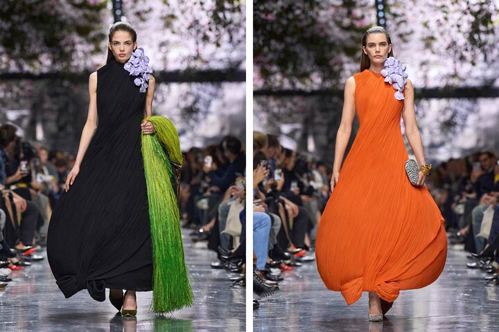 ディオールの「2026年春夏 オートクチュール コレクション」ルック