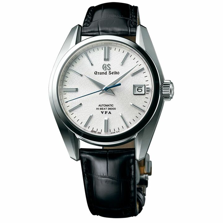 「キャリバー９S 20周年記念モデル」￥5,500,000 自動巻き（手巻き付き）【ケース径：39.5mm［プラチナケース×クロコダイルストラップ］】（セイコーウオッチお客様相談室）