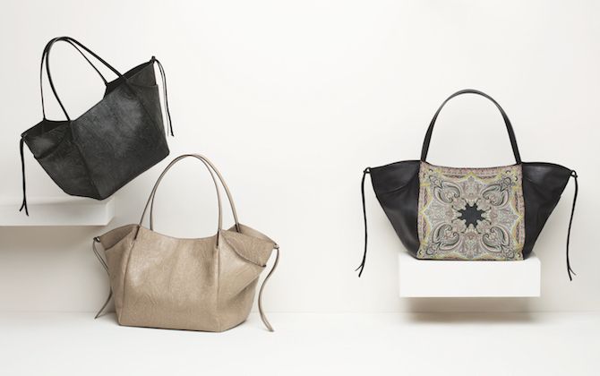 エトロの新作バッグコレクション『ヌーボラ』の「アンブレ」と「フラー」
