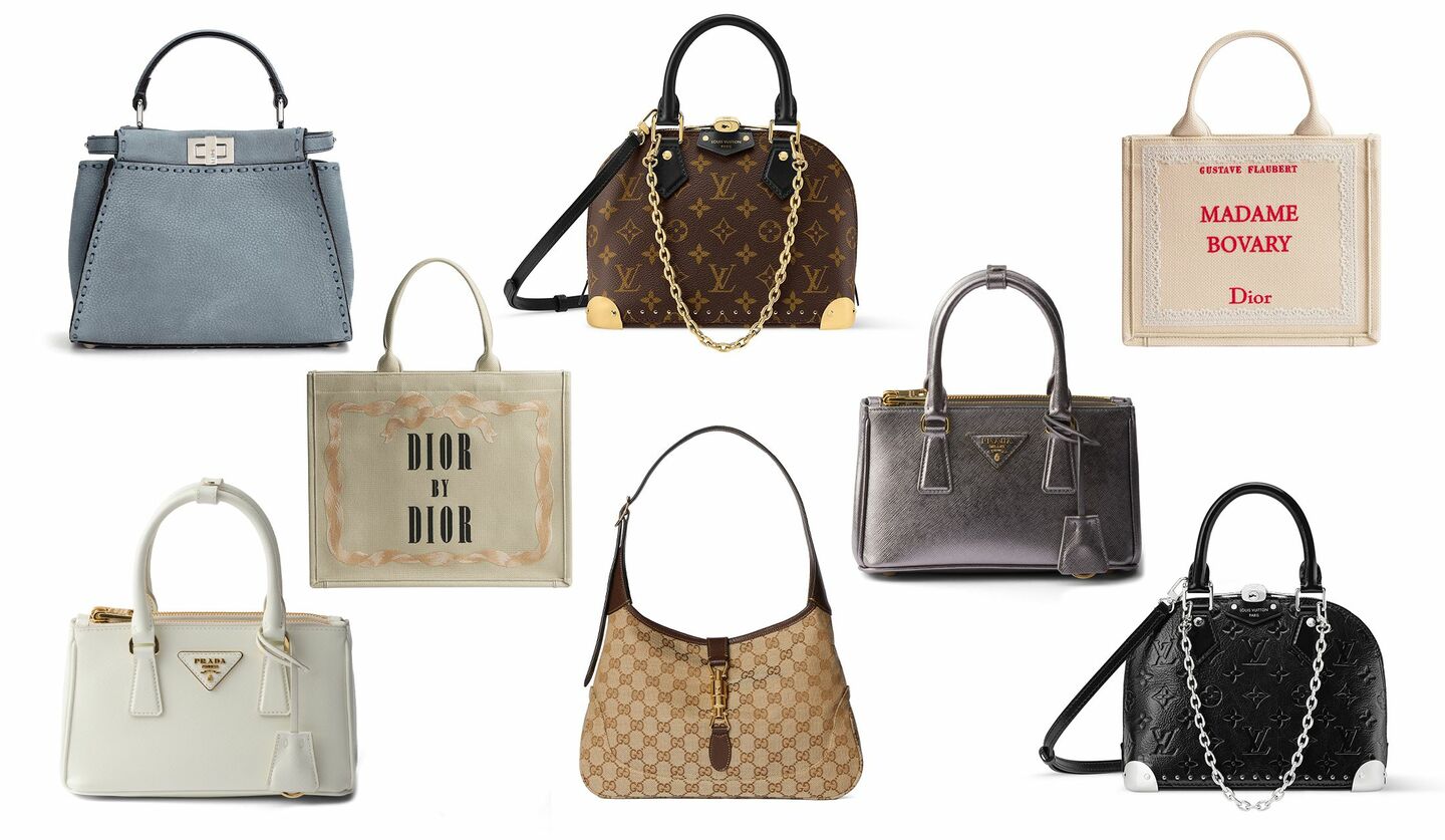 ルイ・ヴィトン、グッチ、ディオール、フェンディ、プラダのバッグ