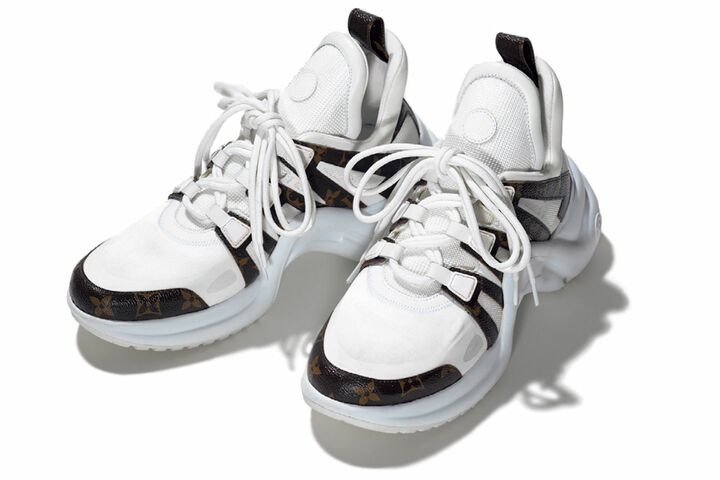 スニーカー「LVアークライト」￥128,000【ソール5cm】（ルイ・ヴィトン）　[Precious2019年6月号97ページ]　