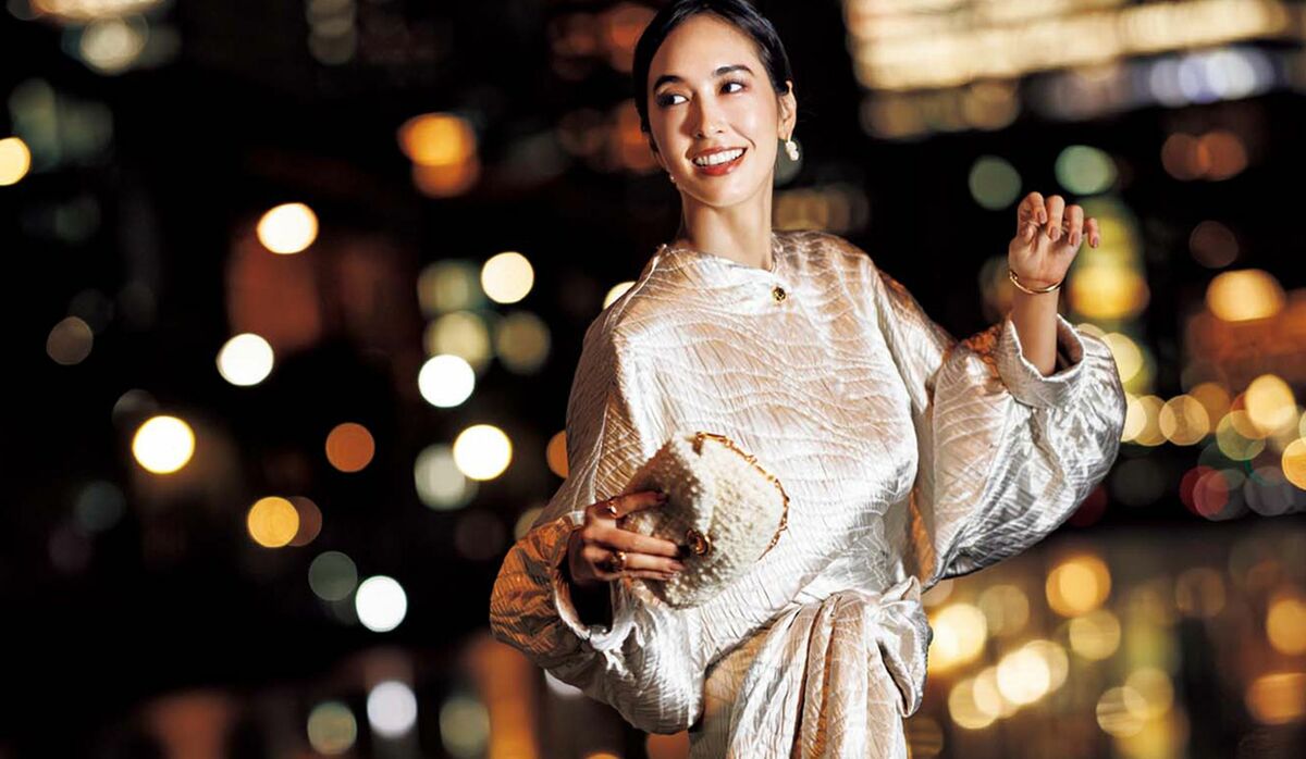 メタリックに煌めく「ロロ・ピアーナ」のセットアップ｜上質なシルバー