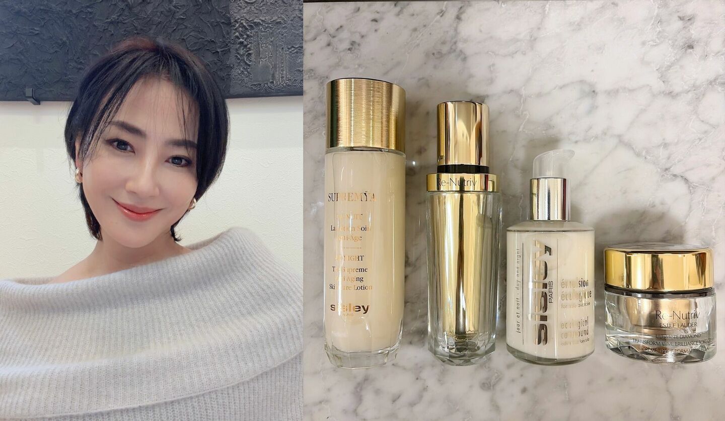 シスレーとエスティ ローダーのスキンケア一式