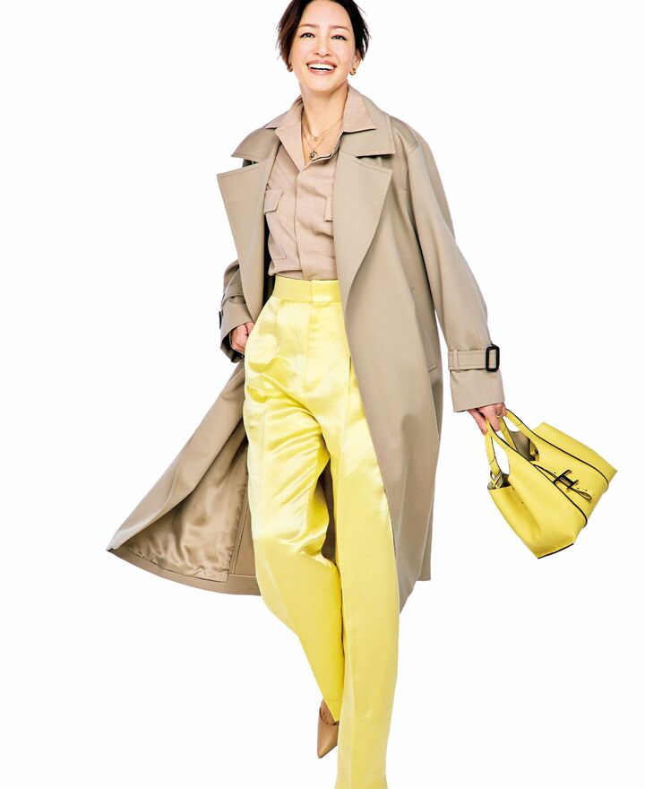 春コーデ_1,ベージュ_1