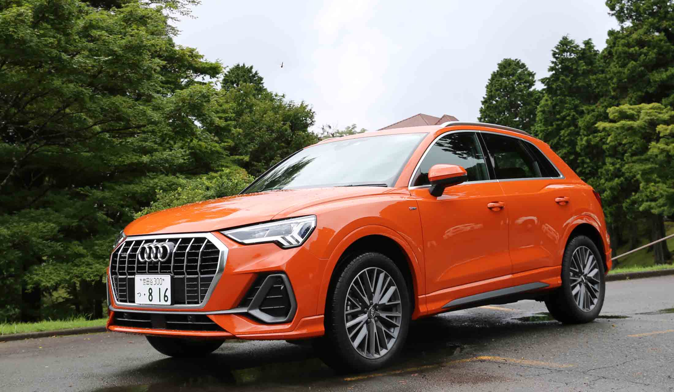 Q3 35TDI quattro S line(543万円)のディーゼルユニット(110kW、340Nm)は2000rpmを超えて力を出す。