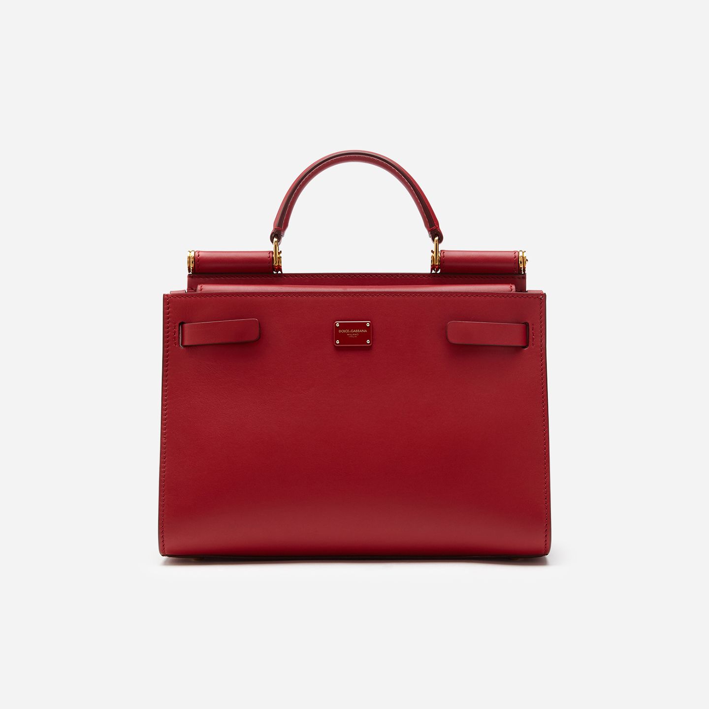 バッグ「シシリー 62 (スモーサイズ)」【縦22×横28×マチ12㎝】¥275,000(予定価格・税抜) カラー/ブラック、ポピーレッド、ダークグレーの3色展開。 ©DOLCE&GABBANA