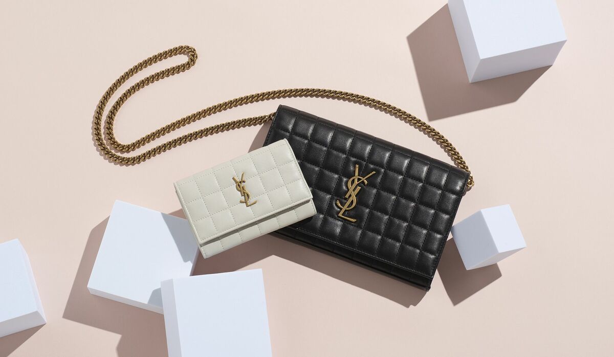 【完売必至】サンローラン キルティングが可愛いスモール財布 楽天市場】☆美品☆SAINT LAURENT サンローラン モノグラム