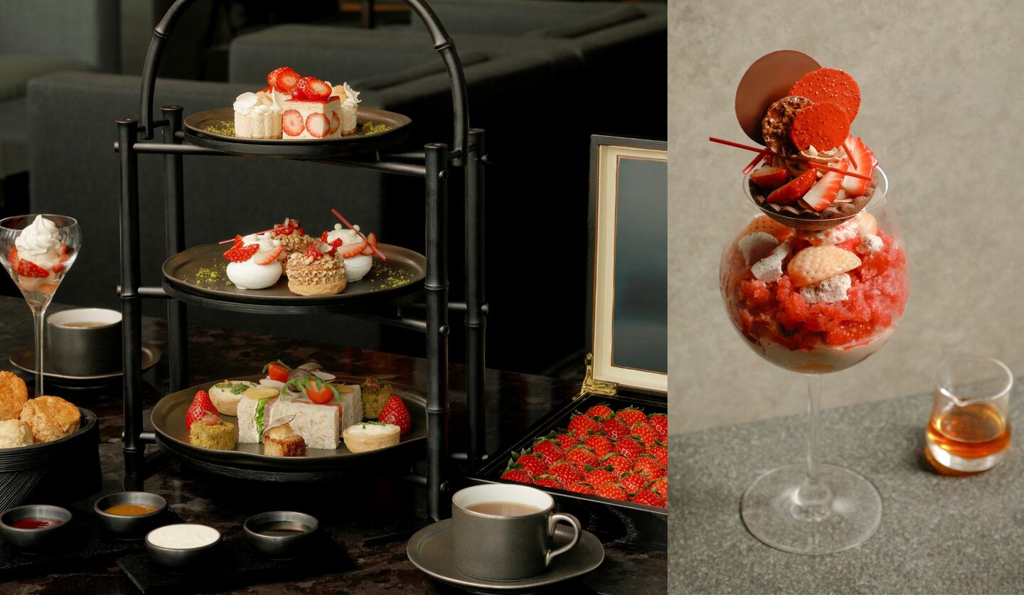 アマン東京のストロベリーデザート