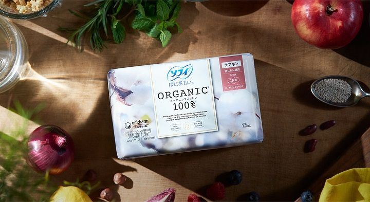 特許取得済みの製法でつくられる『ソフィ ORGANIC®オーガニックコットン』シリーズ