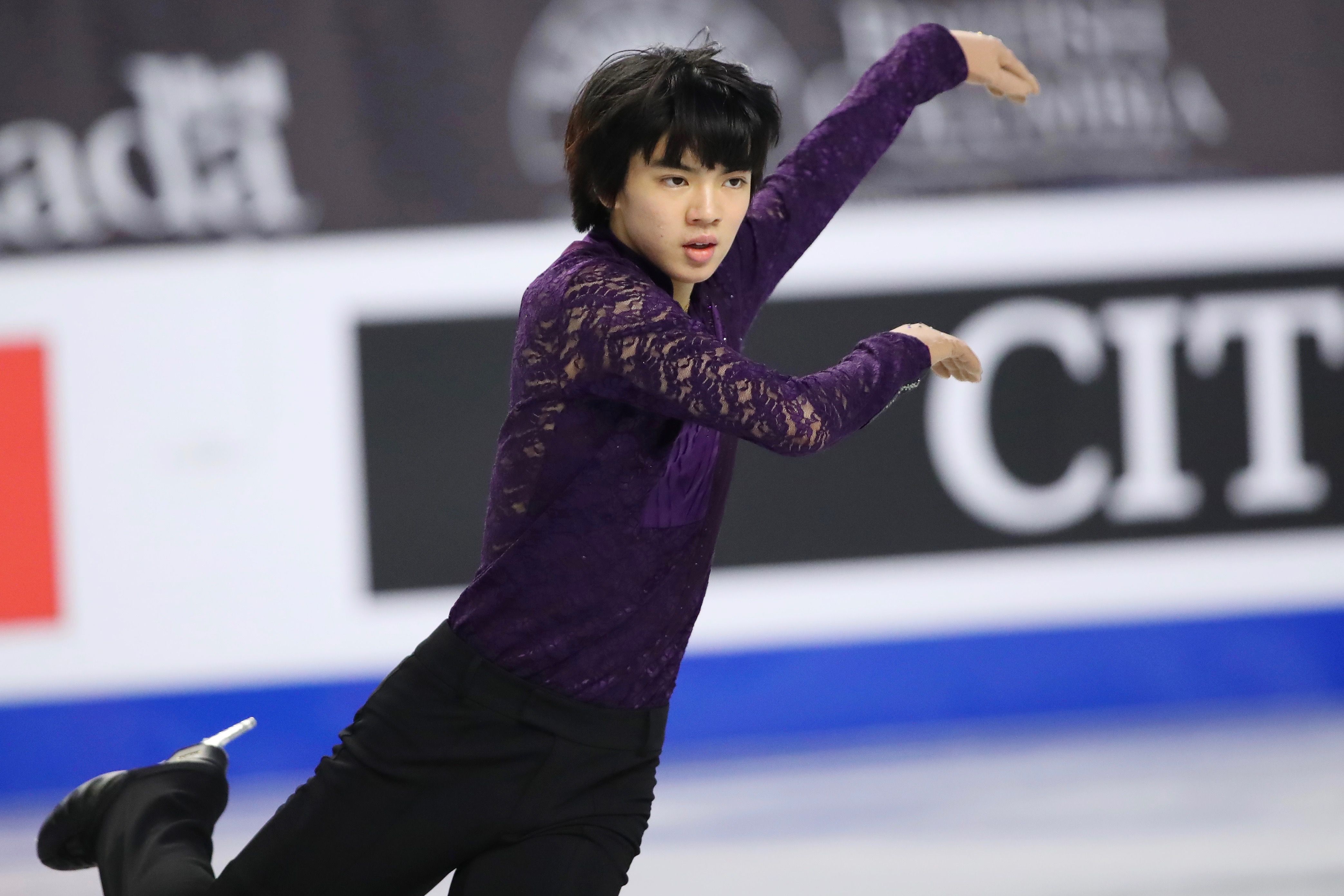 演技するチャ・ジュンファン選手