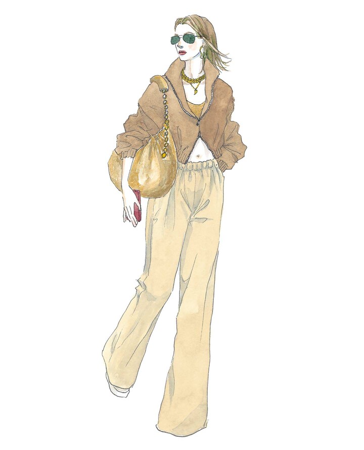 齊藤木綿子さんによる女性のイラスト