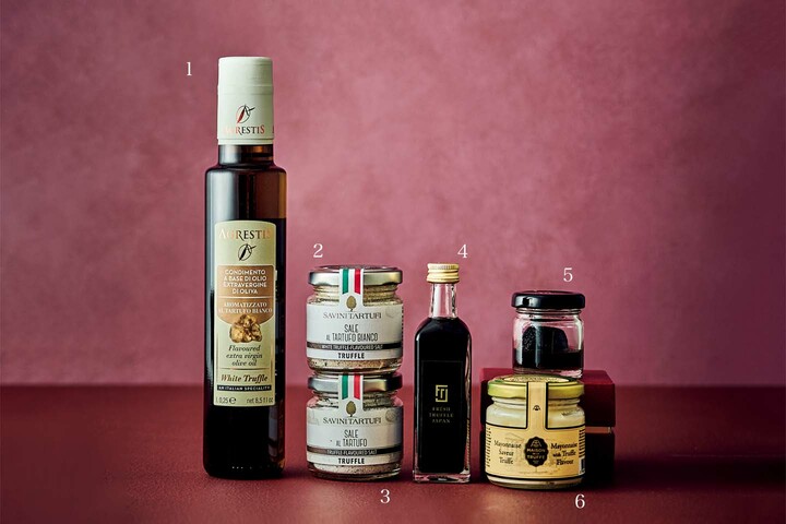 トリュフが香る調味料6品