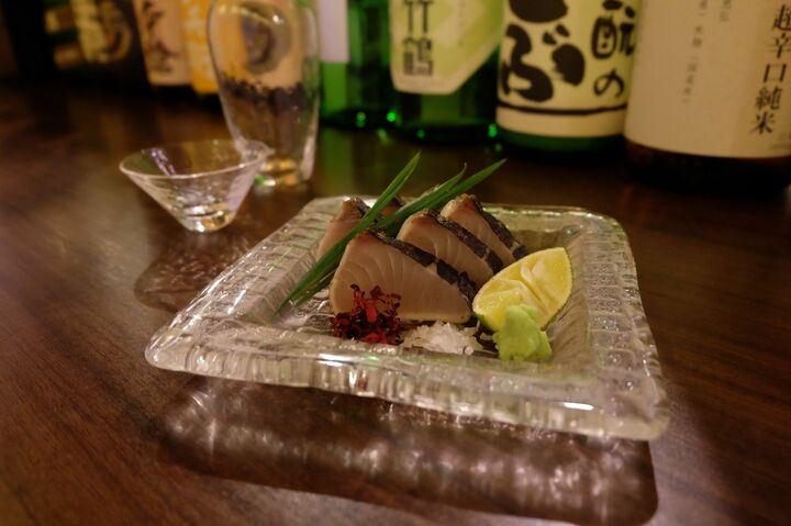 旬のサワラは塩とすだちで