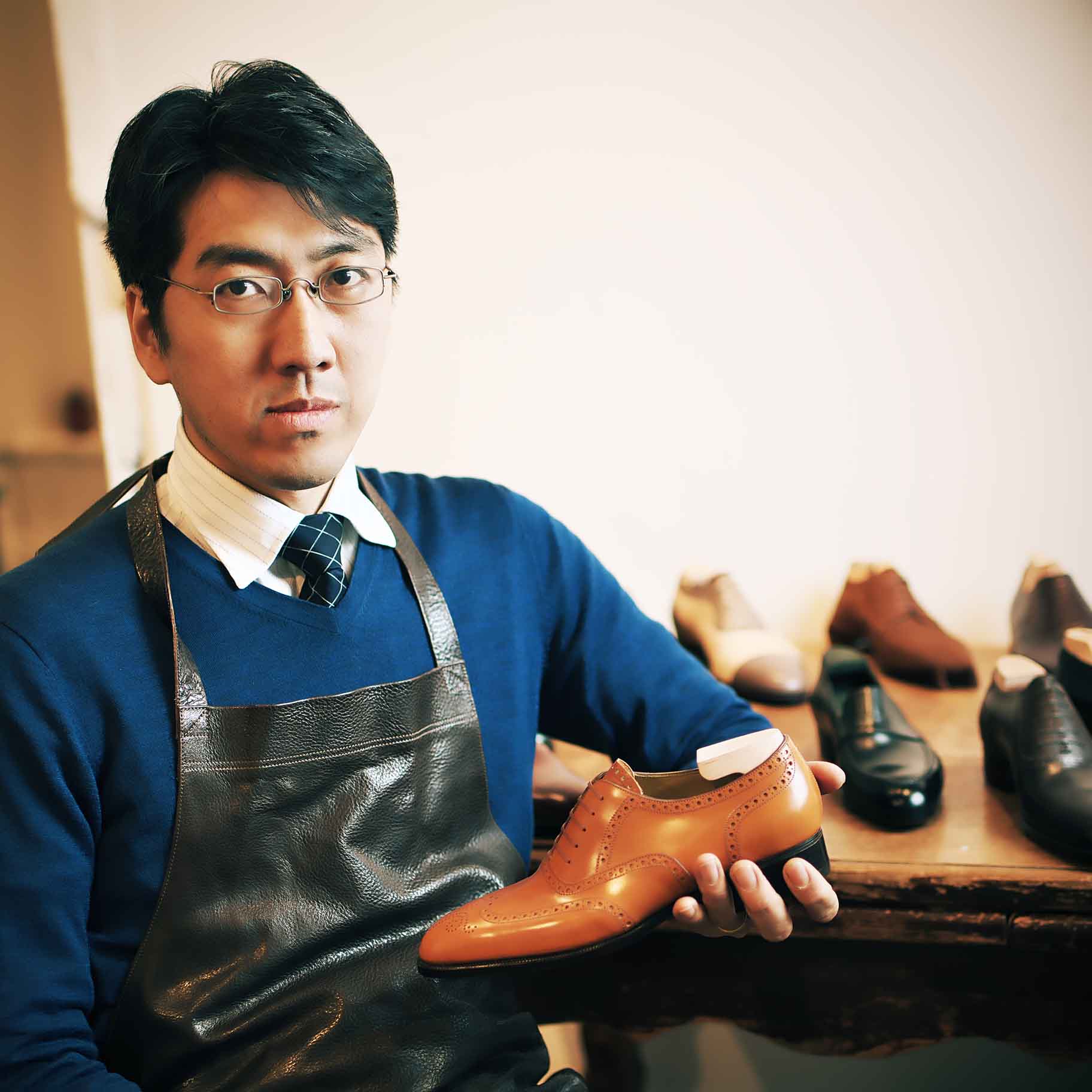 フルビスポークは、木型込みで¥340,000~。2足目以降は¥300,000~。他に、メイド・トウ・オーダーもある。日本でのオーダー会は、年2回開催予定。