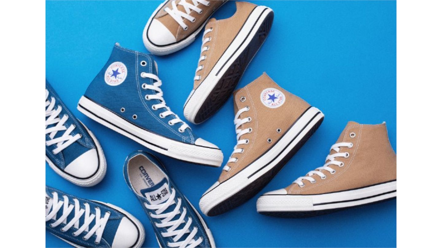 スニーカー 「オールスター US カラーズ HI/OX」 ¥7,000【カラー:キャメル、カリビアンブルー、サイズ:22.0~28.0、29.0.30.0cm】2020年9月下旬発売