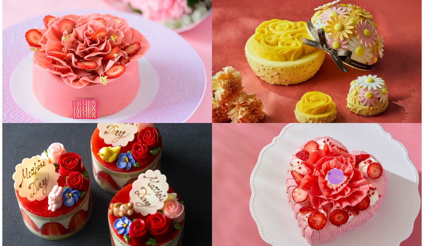 ラグジュアリーホテルの母の日スイーツ