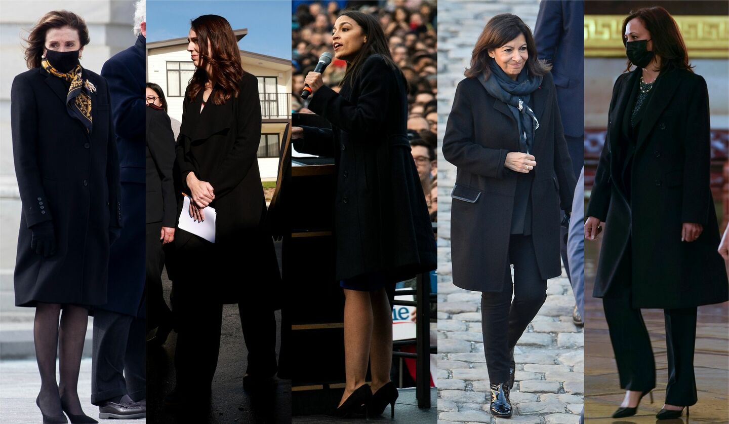 世界の女性政治家たちのブラックコートの着こなし