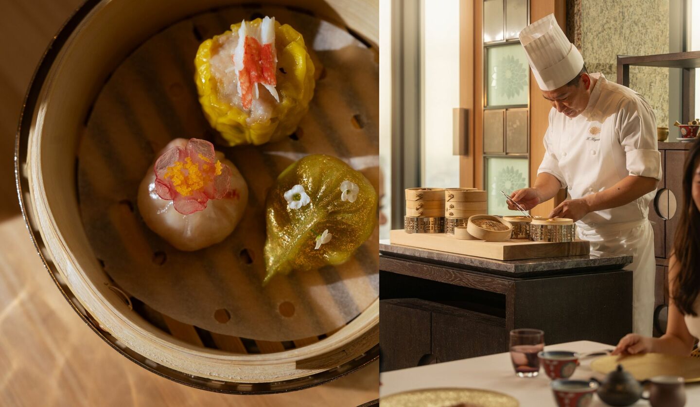 広東料理レストラン「センス」の点心シェフズテーブル