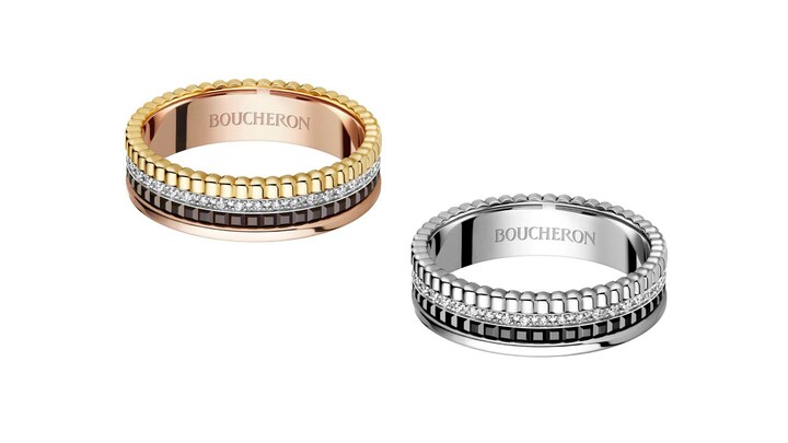 ブシュロンの「キャトル クラシック ダイヤモンド リング エクストラスモール」