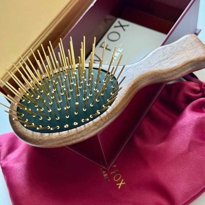 SNOW FOX プレミアム FOX カッサ 遠赤外線 ミニ ヘアブラシ ￥18,480