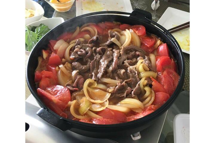 バジルをのせる前はこうなっています
