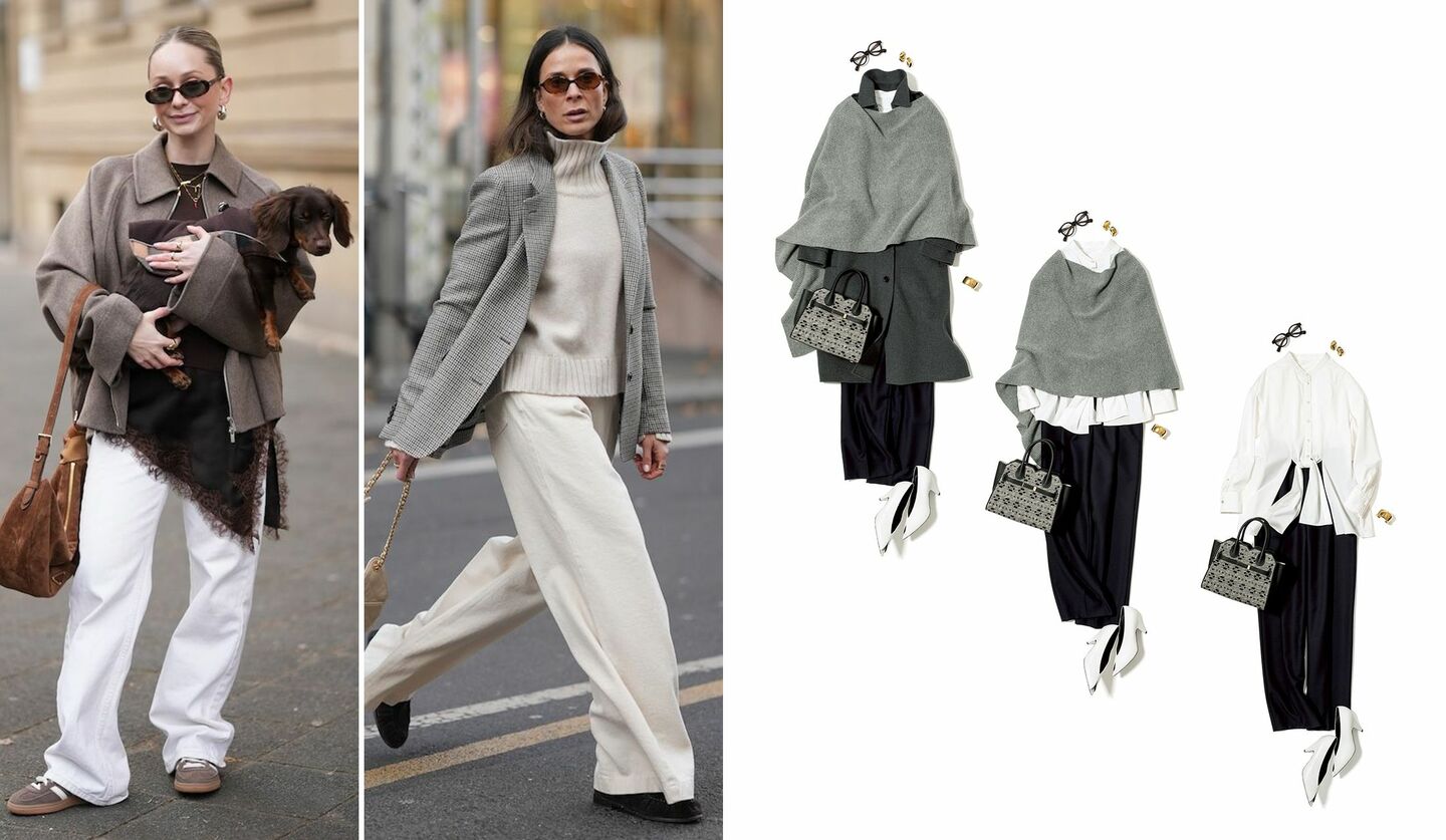 パトリシア・ウィルシュケ、ソニア・ソフィアニドゥ、寒暖差に負けない「三段活用コーディネート」