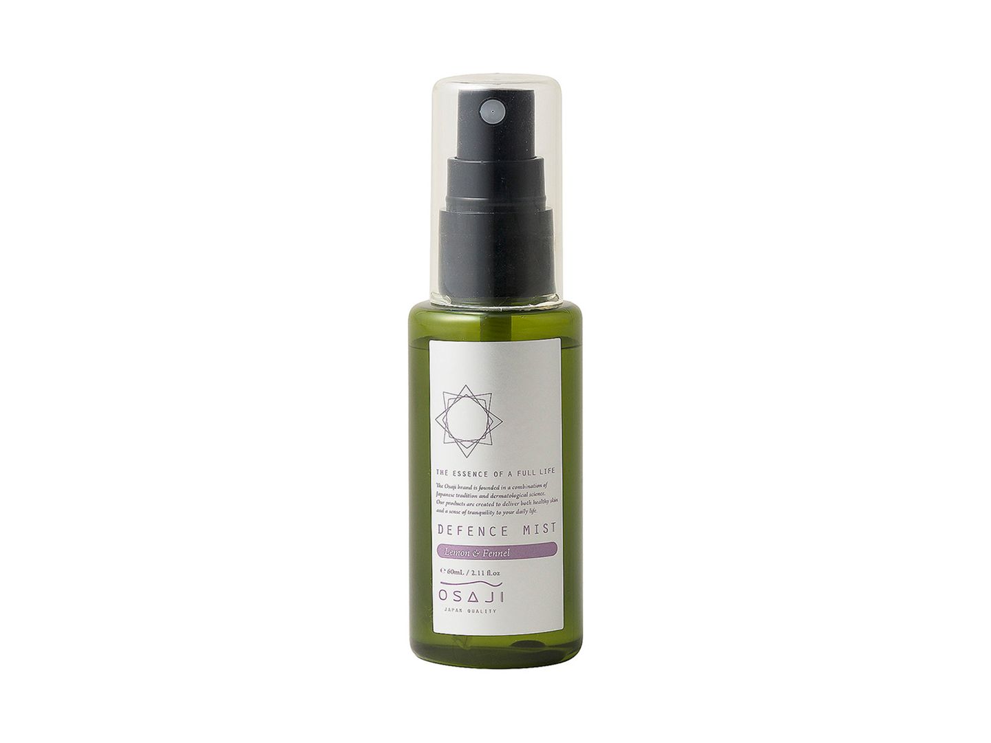 オサジ ディフェンスミスト 60ml ¥2,000(2020年3月6日発売)